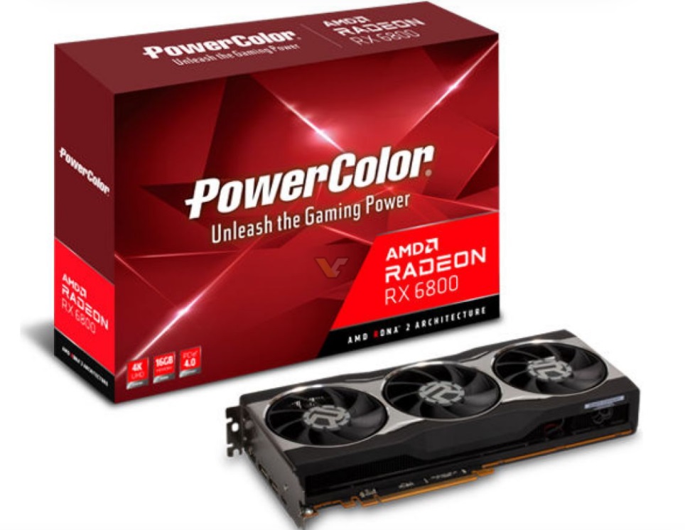 華擎、撼訊發(fā)布 RX 6800 系列顯卡，公版設(shè)計