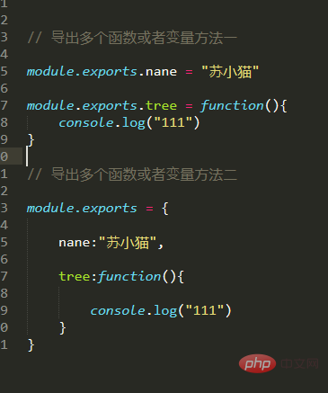 exports和module.expors之間有什么區(qū)別及聯(lián)系？
