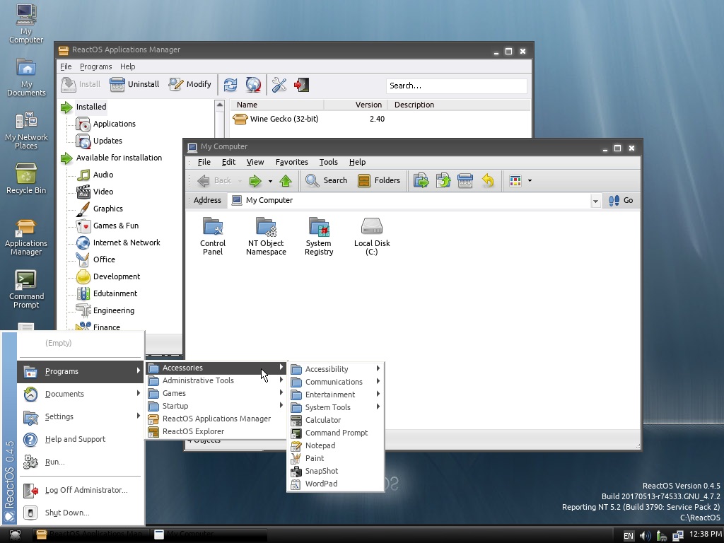 “開源 Windows”ReactOS 聘請全職開發(fā)者改進存儲相關(guān)模塊