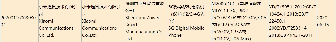 首發(fā)新 SoC？小米新機(jī)入網(wǎng)，配備 33W 電荷泵快充
