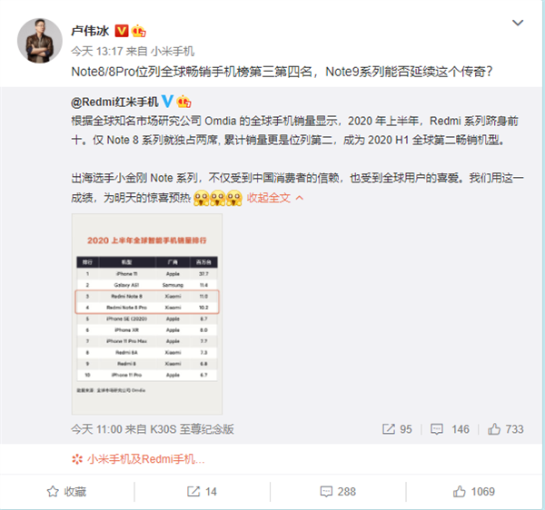 首款千元檔一億像素手機(jī)！Redmi Note 9系列明天官宣