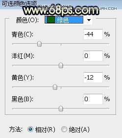 用PS給外景美女人像添加夕陽美景效果