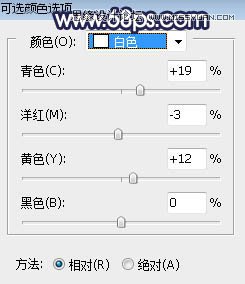 ps給人像照片添加唯美的夕陽景色