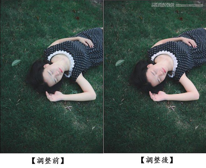 PS調(diào)出外景人像唯美的暗夜藝術(shù)效果