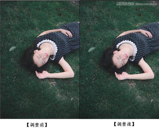 PS調(diào)出外景人像唯美的暗夜藝術(shù)效果