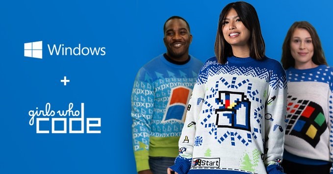 微軟正銷售三款 Windows Ugly 丑陋毛衣：畫圖、XP、95
