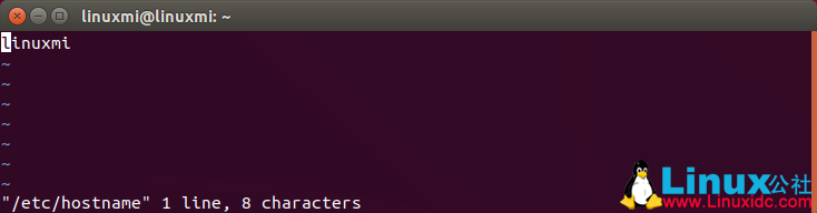 Ubuntu 修改終端顯示的主機名和用戶名