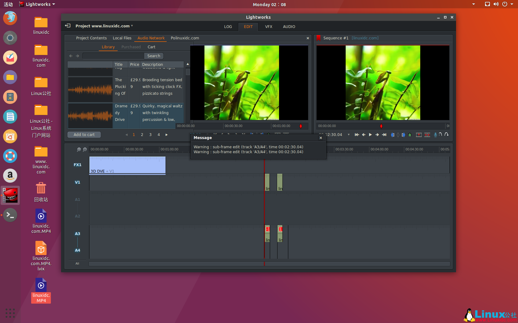 Ubuntu 18.04中PPA安裝專業(yè)電影剪輯軟件Lightworks 14.5