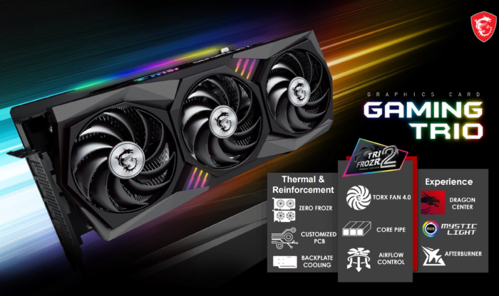微星推出Radeon RX 6800 XT Gaming X Trio非公顯卡