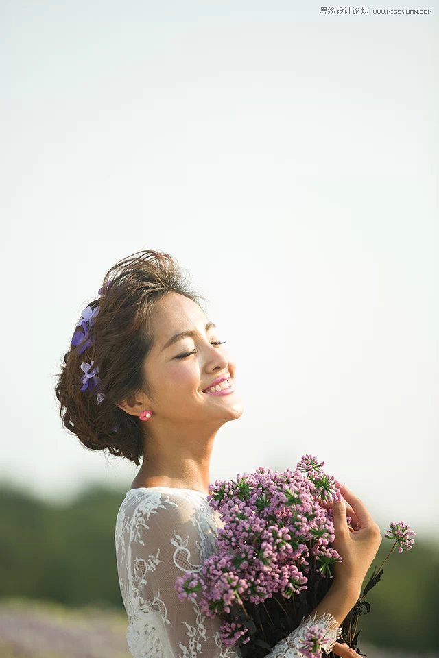 PS調出外景照片韓式小清新藝術效果
