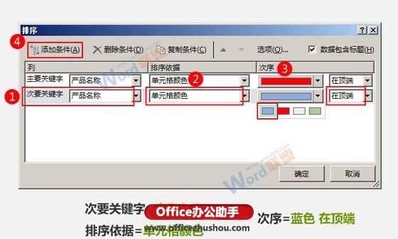 excel按照單元格顏色排序 按單元格顏色對(duì)Excel數(shù)據(jù)進(jìn)行排序的方法