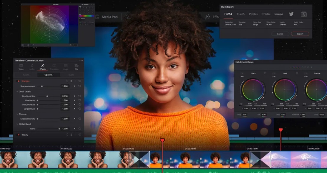 視頻調(diào)色軟件 DaVinci Resolve 17 正式版發(fā)布:超 300 項(xiàng)新增和改進(jìn)