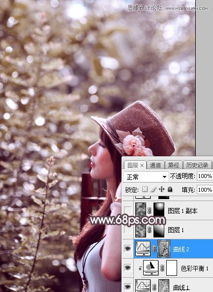 PS調(diào)出外景人像甜美逆光藝術(shù)效果