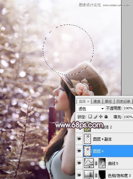 PS調(diào)出外景人像甜美逆光藝術(shù)效果