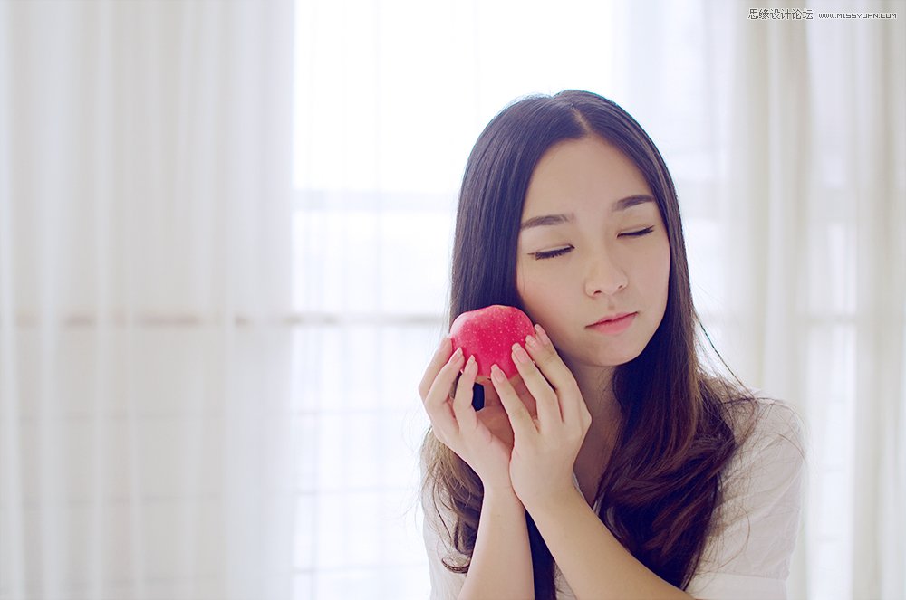 PS調(diào)出室內(nèi)曝光不足人像甜美膚色