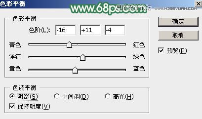 用PS給春季外景女孩添加柔和逆光效果