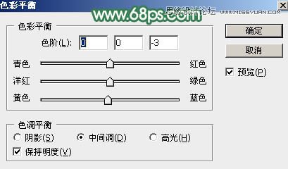 用PS給春季外景女孩添加柔和逆光效果
