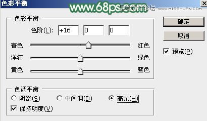 用PS給春季外景女孩添加柔和逆光效果