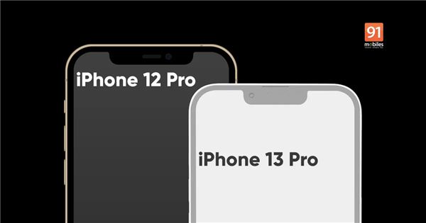 四年來(lái)最大升級(jí)！iPhone 13 Pro最新渲染圖：窄劉海、微縫聽(tīng)筒