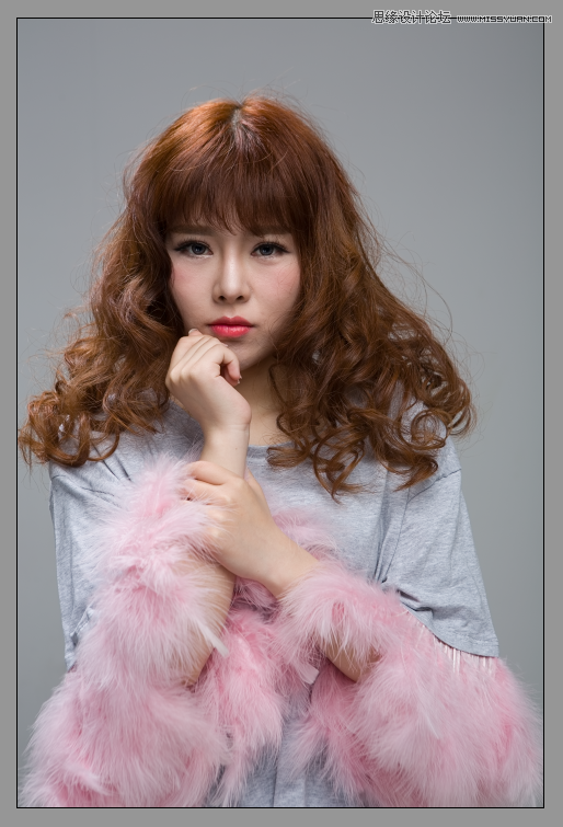 PS調(diào)出美女人像照片唯美的粉嫩膚色效果