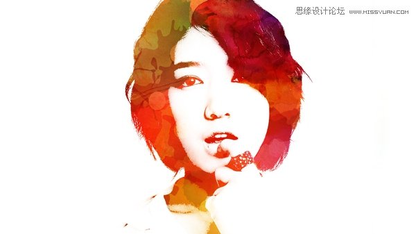 PS設(shè)計(jì)水彩涂鴉風(fēng)格的人像海報(bào)