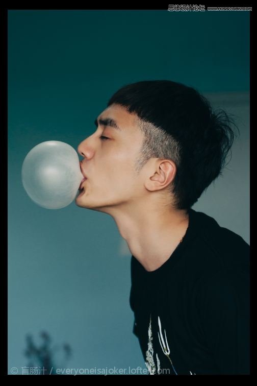 PS結(jié)合濾鏡設(shè)計創(chuàng)意的人像泡泡效果