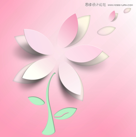 PS制作3D剪紙風(fēng)格藝術(shù)圖形效果