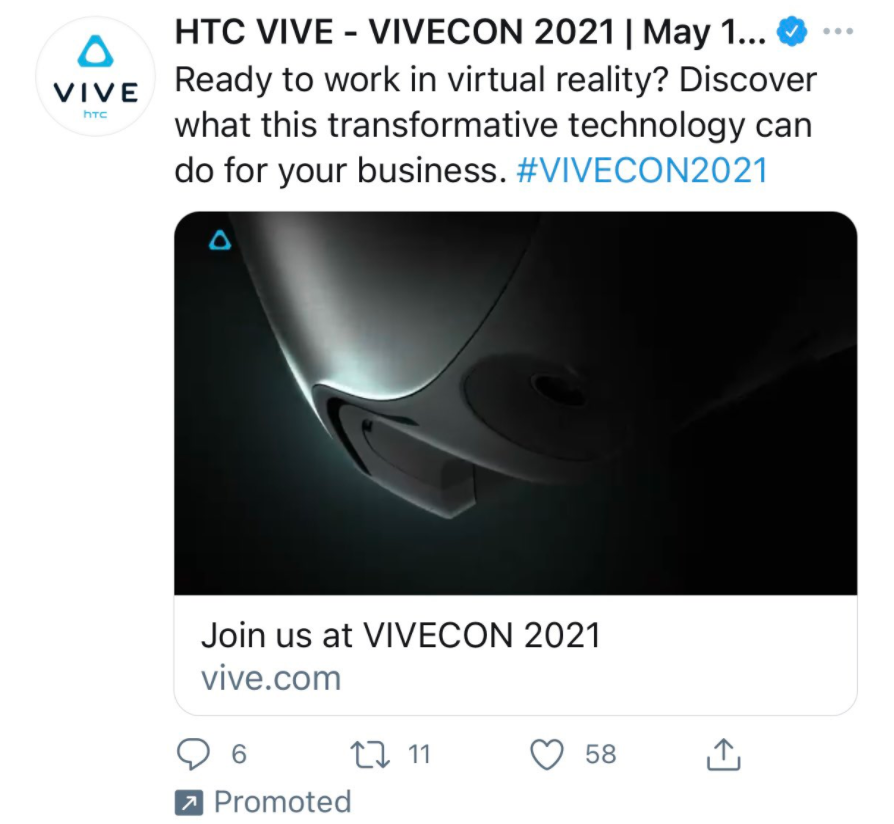 HTC 將于 5 月 11-12 日舉行 VIVECON 2021，有望發(fā)布兩款 VR 設(shè)備