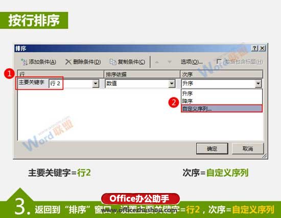 excel多列數(shù)據(jù)排序 Excel中數(shù)據(jù)按行和按列排序的方法