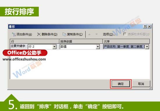 excel多列數(shù)據(jù)排序 Excel中數(shù)據(jù)按行和按列排序的方法