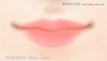 PS解析轉手繪中水嫩嘴巴的畫法