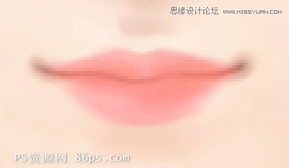 PS解析轉手繪中水嫩嘴巴的畫法