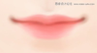 PS解析轉手繪中水嫩嘴巴的畫法