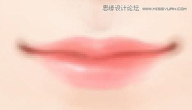 PS解析轉手繪中水嫩嘴巴的畫法