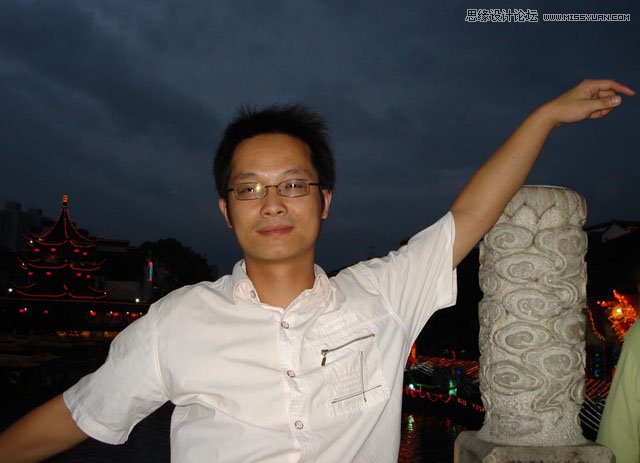 PS簡單的處理反光數碼人像照片