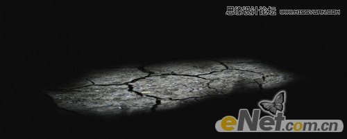 PS制作雜草叢生的三維立體3D文字效果