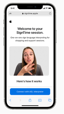 蘋果將新推一系列殘障輔助功能：SignTime 手語(yǔ)翻譯、Apple Watch 輔助觸控、iPad 眼球追蹤、背景音等