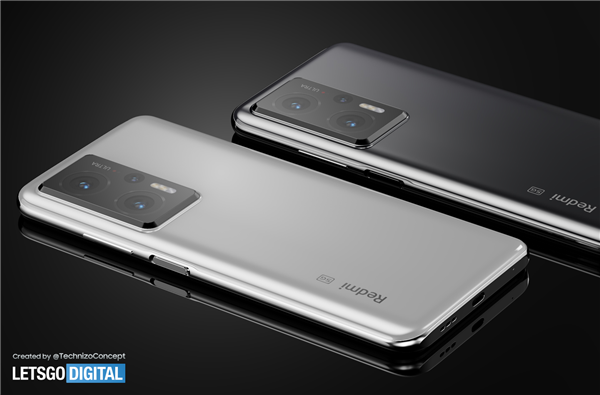 Redmi Note 11 Pro高清渲染圖曝光：后置矩形三攝，黑白配色機(jī)身