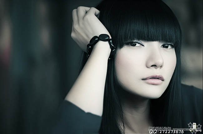 PS調(diào)出人物柔美的藝術(shù)色調(diào)效果