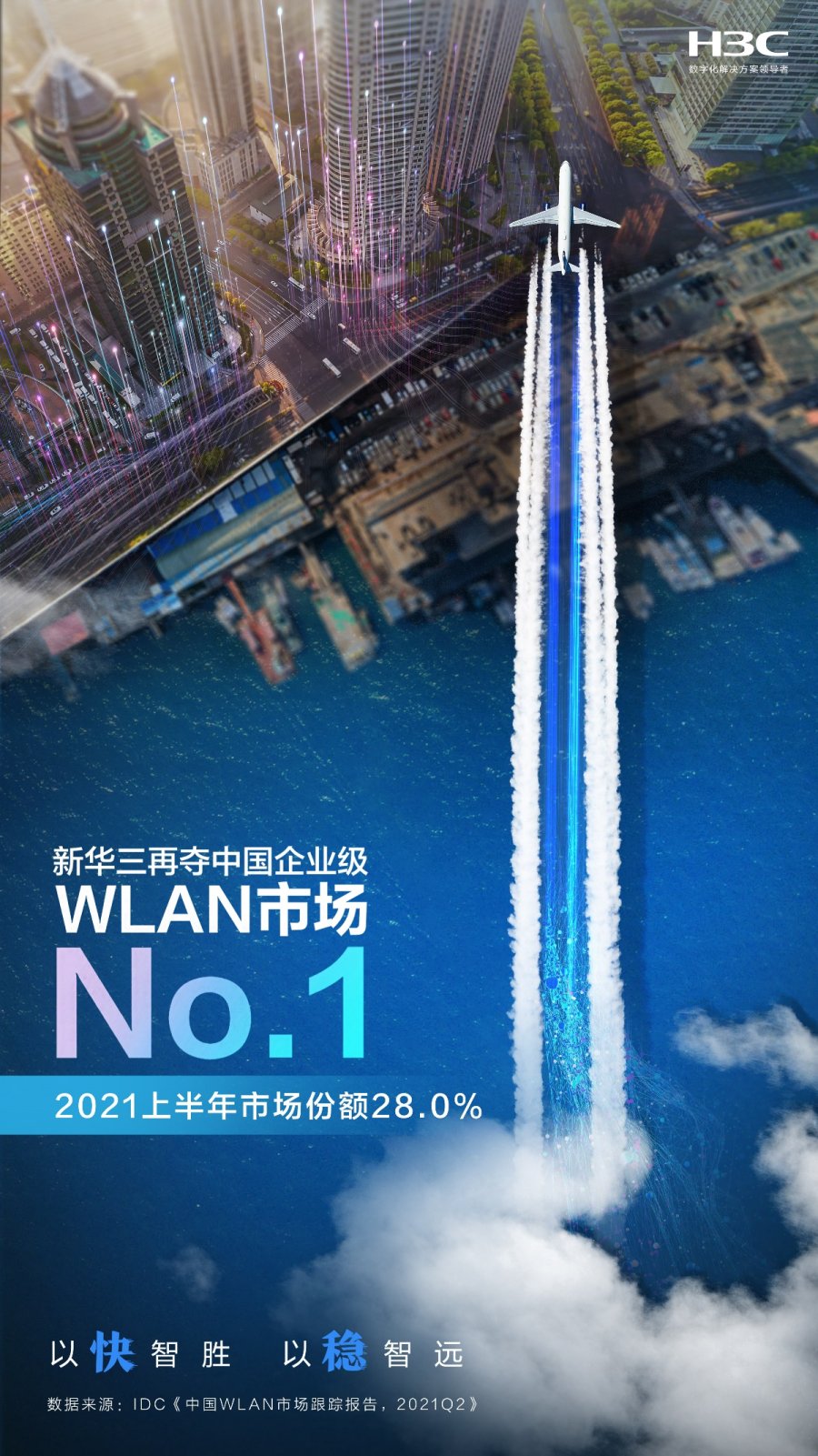 實(shí)力領(lǐng)航，新華三穩(wěn)步領(lǐng)跑中國企業(yè)級WLAN市場