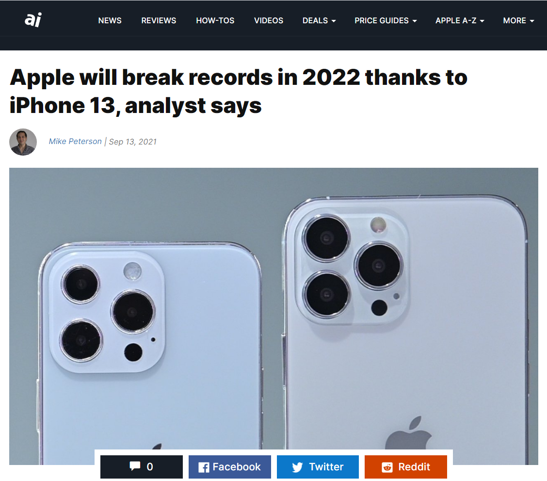 摩根大通:iPhone 13/Pro 系列和新款 iPhone SE 將推動蘋果業(yè)績明年再破紀錄