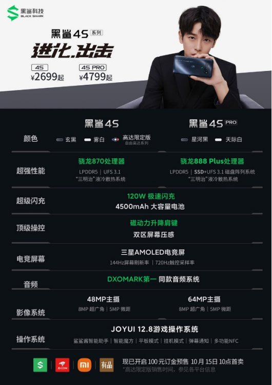 DXO音頻 No.1同款音頻硬件，黑鯊4S全系打造極致音效體驗(yàn)