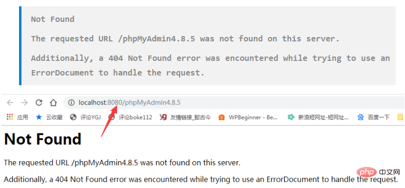 解決PHPstudy V8.0打開phpMyAdmin顯示錯誤問題