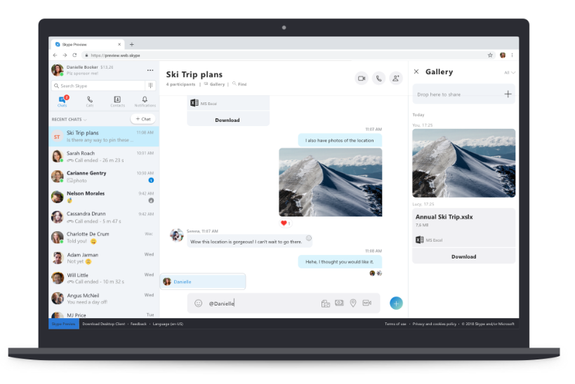 微軟 Skype Web 版更新,支持火狐 Firefox 等所有現(xiàn)代瀏覽器