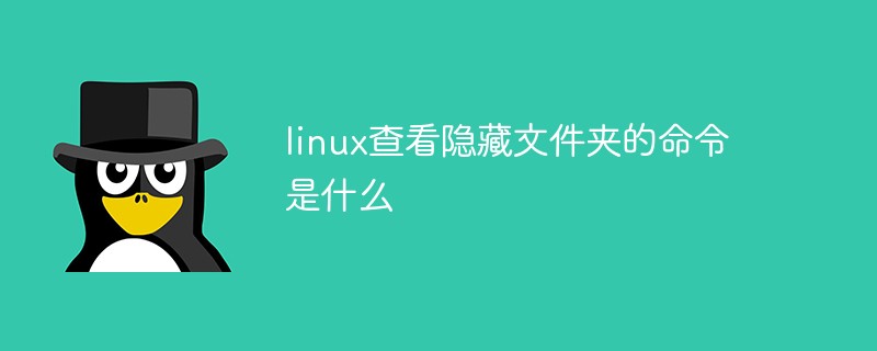 linux查看隱藏文件夾的命令是什么