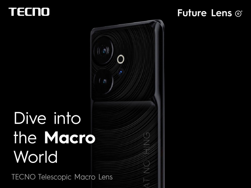 傳音 Tecno 推出全球首款用于智能手機(jī)的伸縮微距鏡頭，支持 5 倍光學(xué)變焦