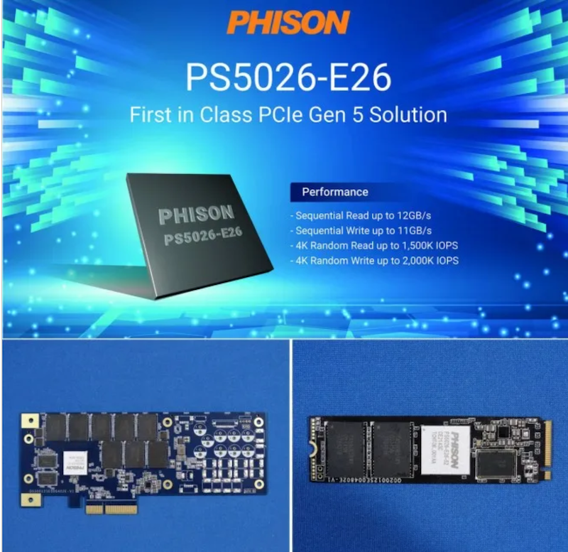 群聯(lián)發(fā)布旗下首款 PCIe 5.0 SSD，速度可達(dá) 12GB / s