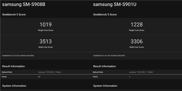 三星Exynos 2200跑分更新:多核優(yōu)于驍龍8 Gen1