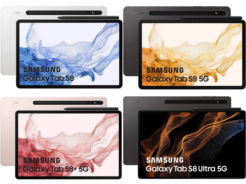 三星 Galaxy Tab S8 系列偷跑：3 種尺寸，S8 Ultra 預(yù)計價格破萬