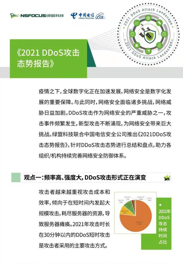 《2021DDoS攻擊態(tài)勢報告》|DDoS混合攻擊大幅增長，較2020年增長80.8%